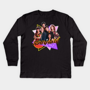 Saved By The Bell // 90s Kid Nostalgia Fan Art Kids Long Sleeve T-Shirt